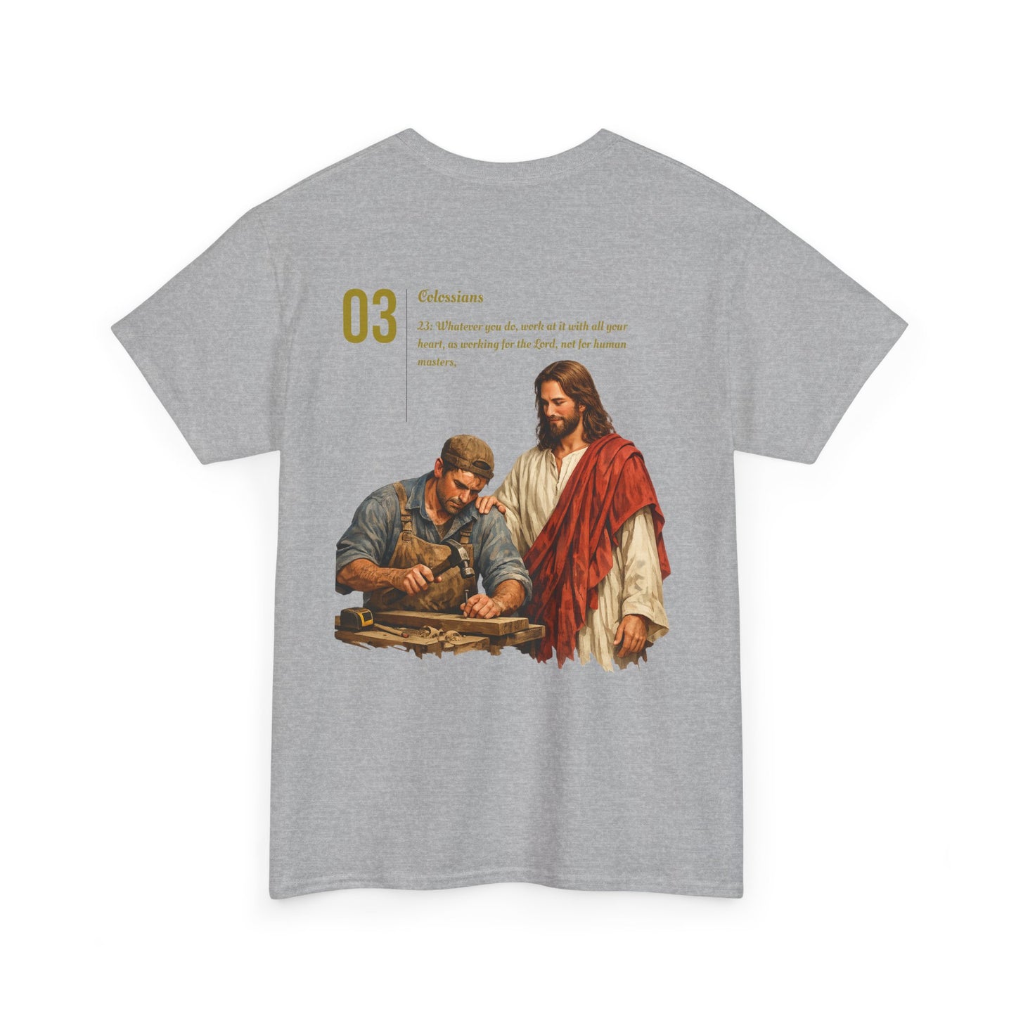 Christian Tee — Colossians 3:23