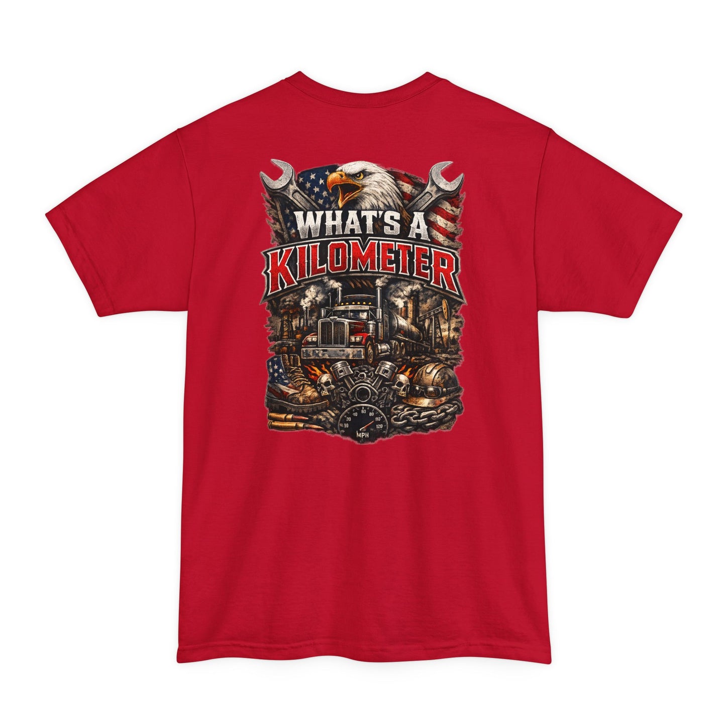 What's a Kilometer Trucker Tall Tee