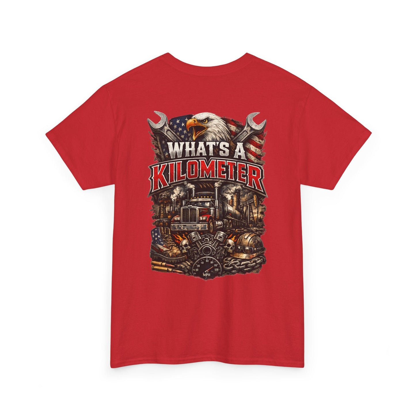 What's a Kilometer? Vintage Semi Truck T-Shirt