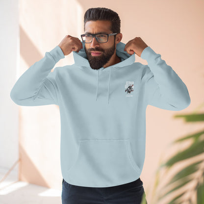 Angel Statue Graphic Hoodie — 'Sanctified, Saved' Vintage Art Streetwear