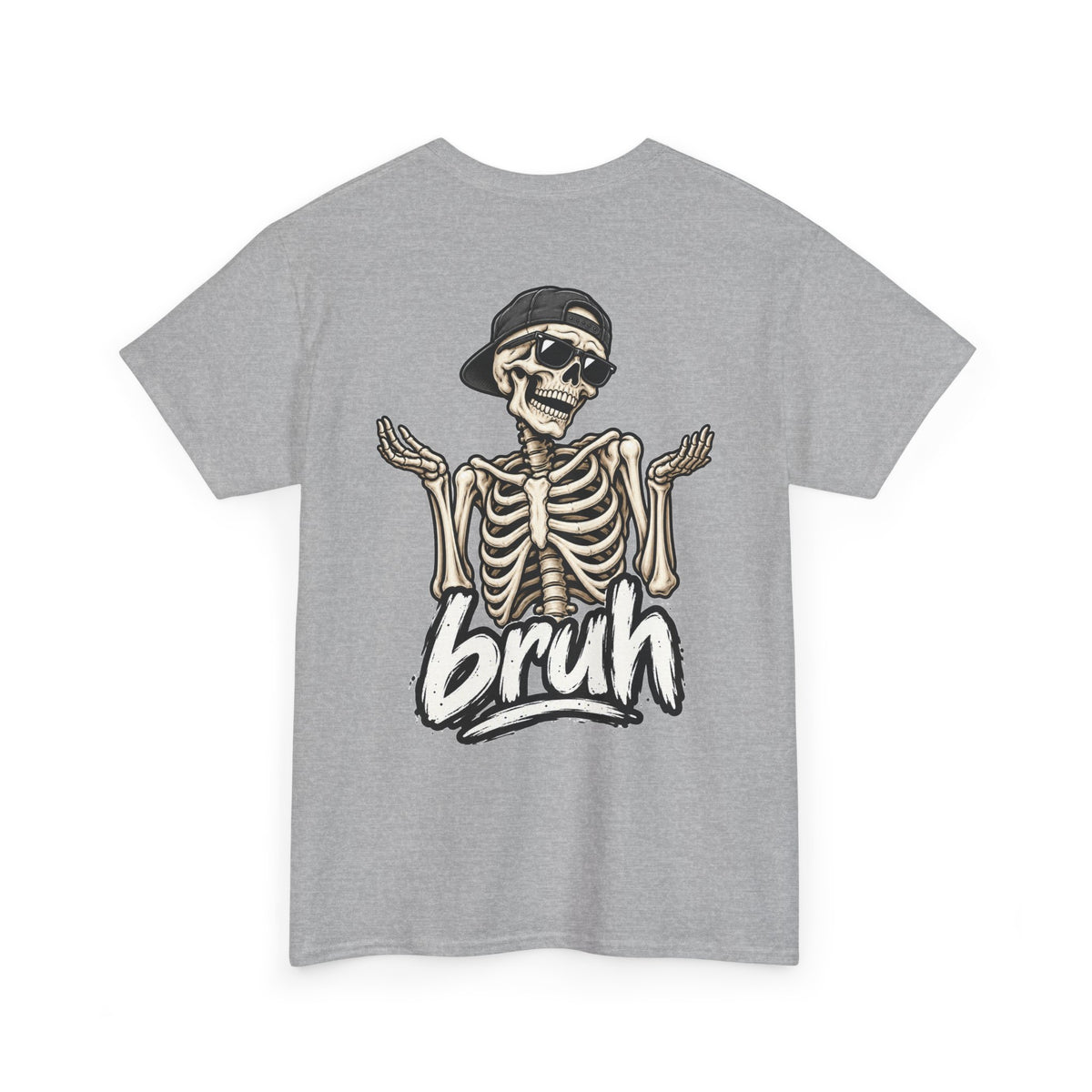 Bruh Skeleton Graphic Tee