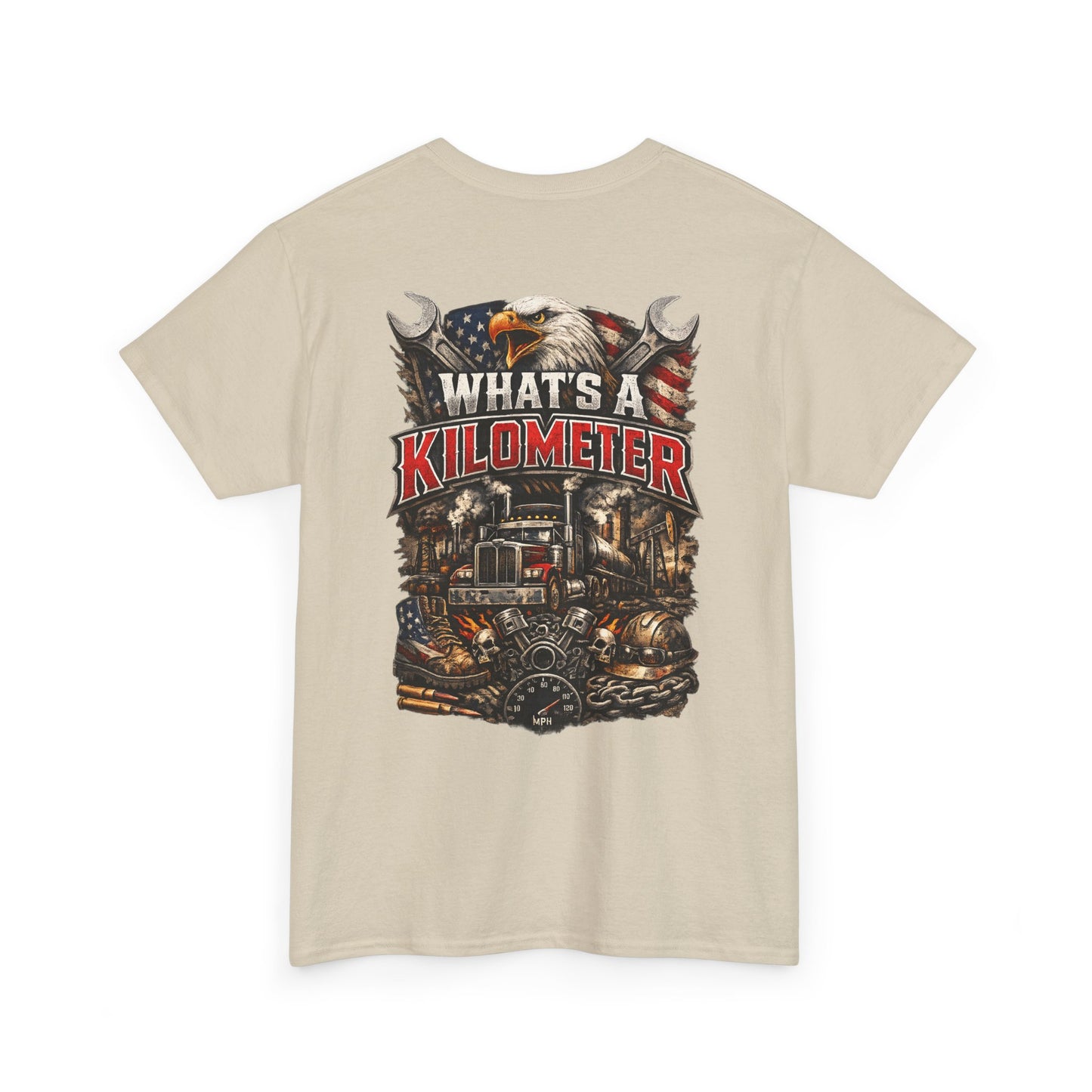 What's a Kilometer? Vintage Semi Truck T-Shirt