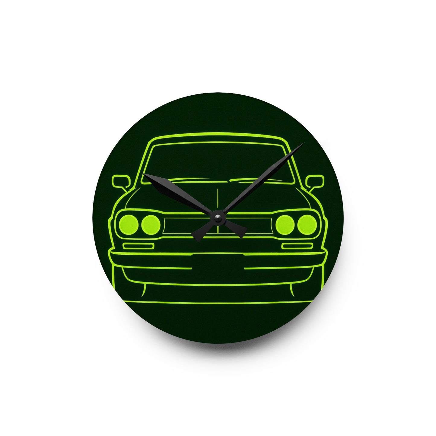 Neon Classic Suka Acrylic Wall Clock