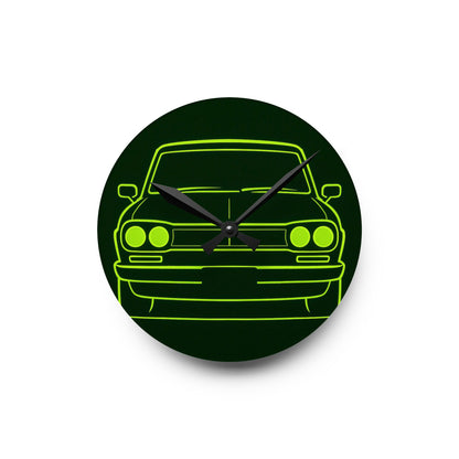 Neon Classic Suka Acrylic Wall Clock