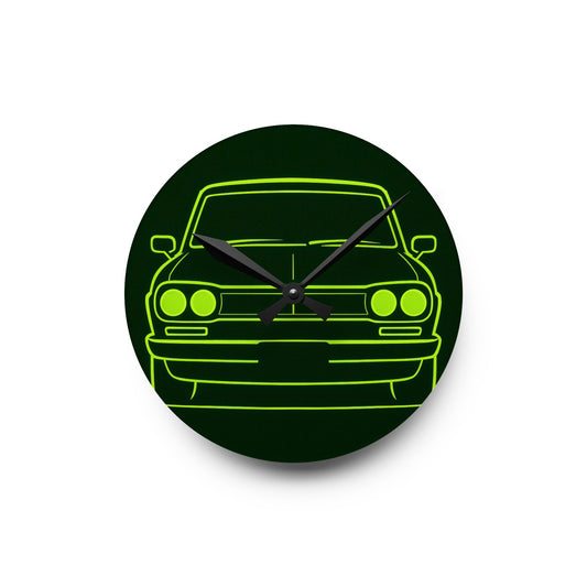Neon Classic Suka Acrylic Wall Clock