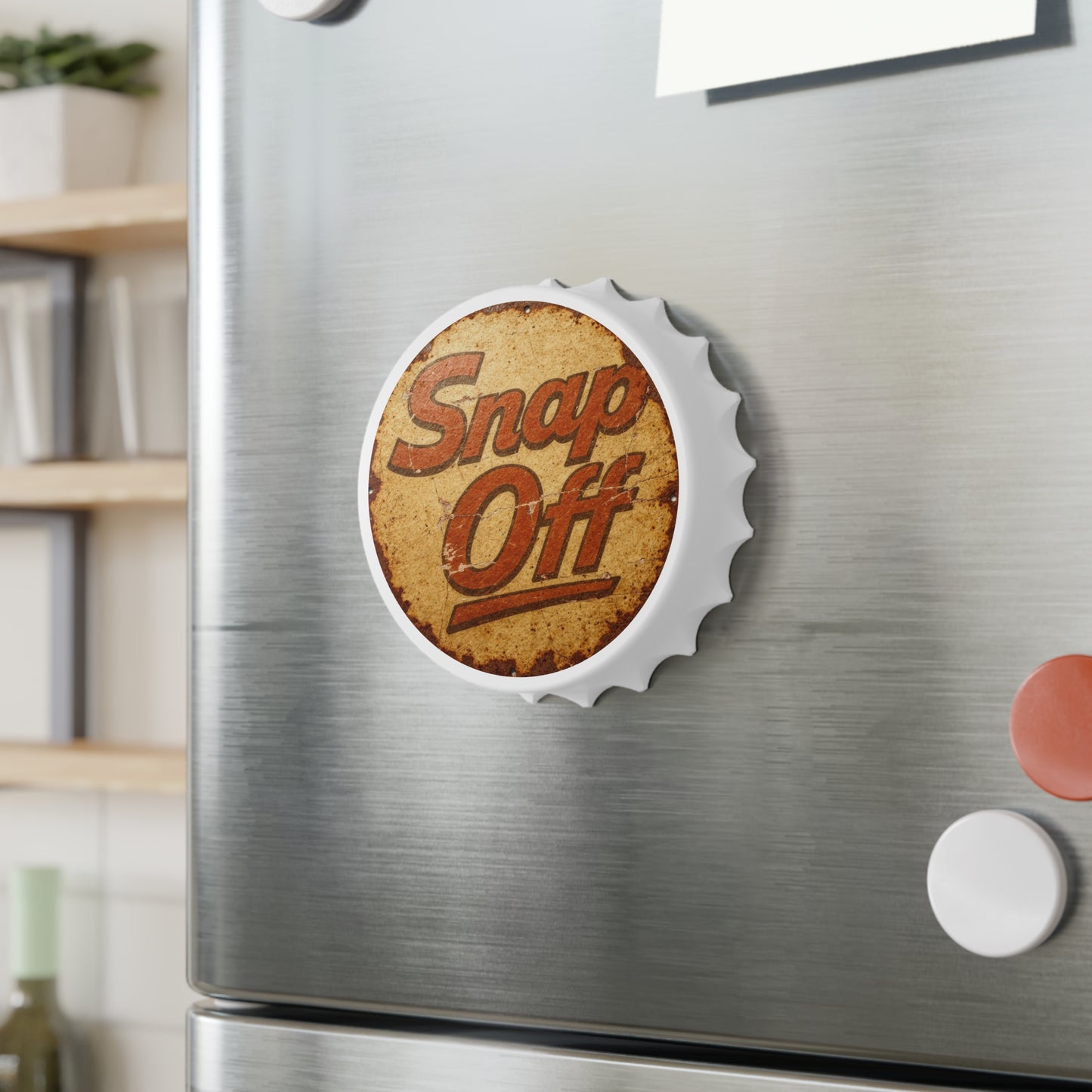 Snap Off Bottle Opener – Vintage Retro Cap-Style Opener