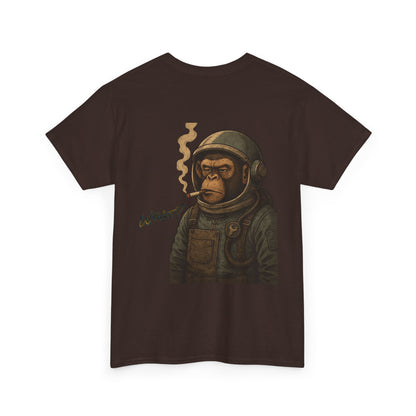 Chimp Astronaut Tee — Smoking Monkey