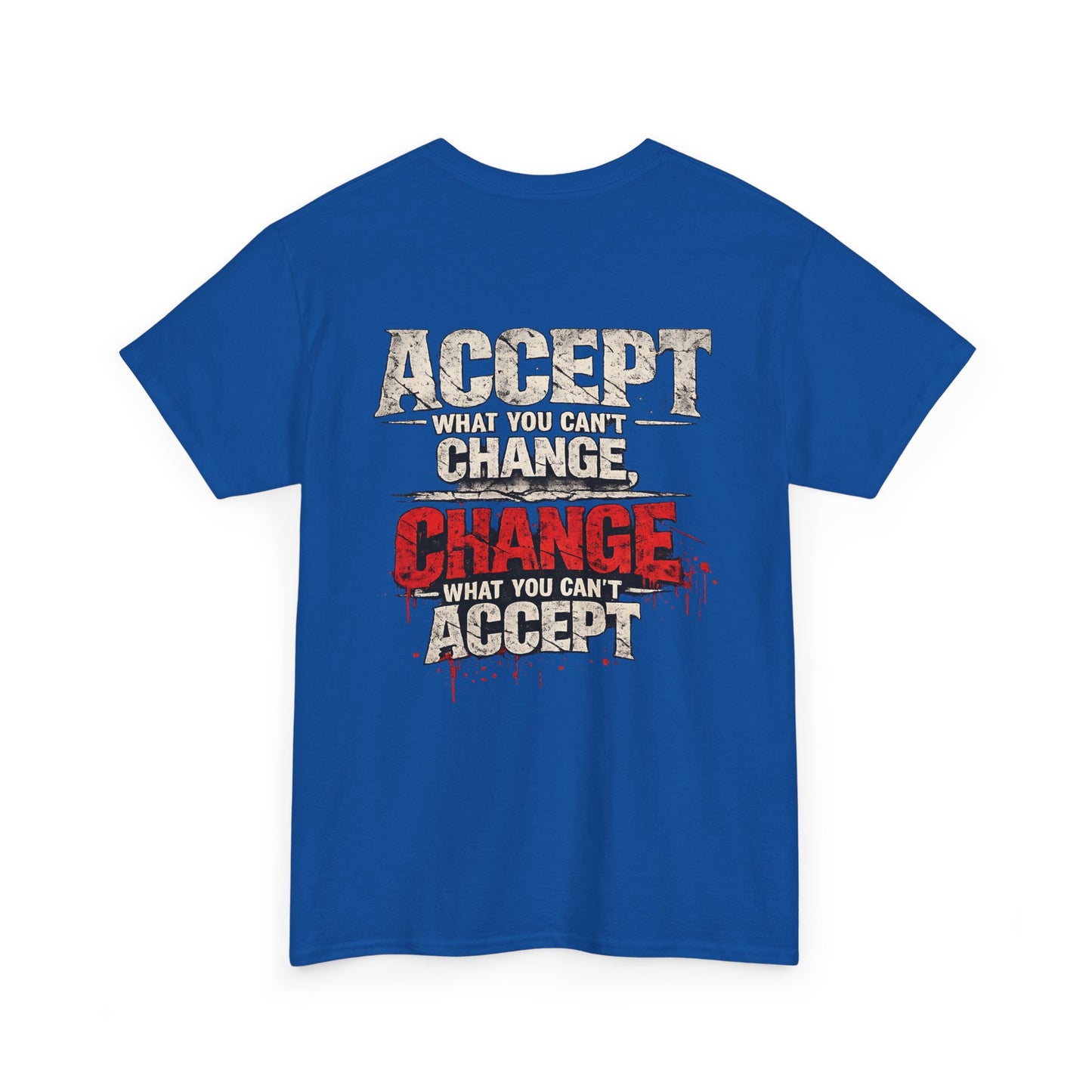 T-Shirt — "Accept What You Can’t Change, Change What You Can't Accept"
