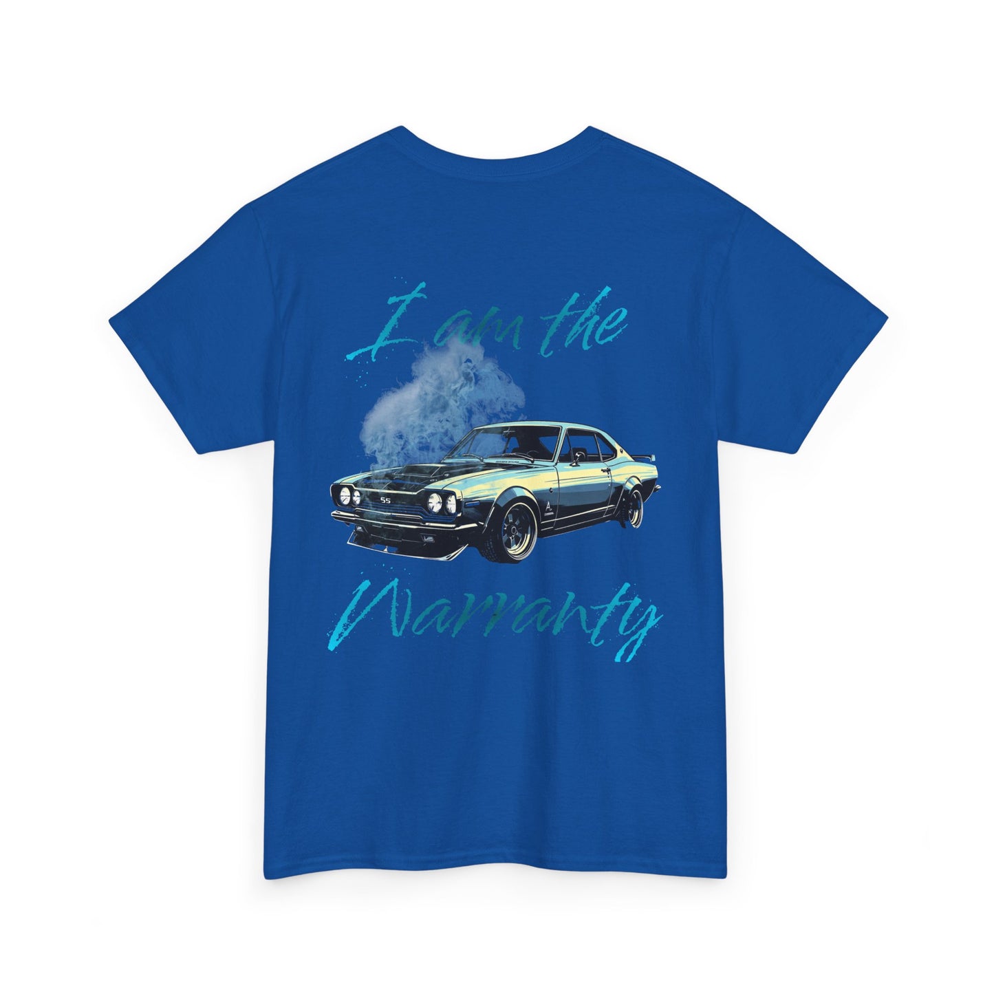 Vintage Muscle Car Tee — “I am the Warranty” Graphic T-Shirt