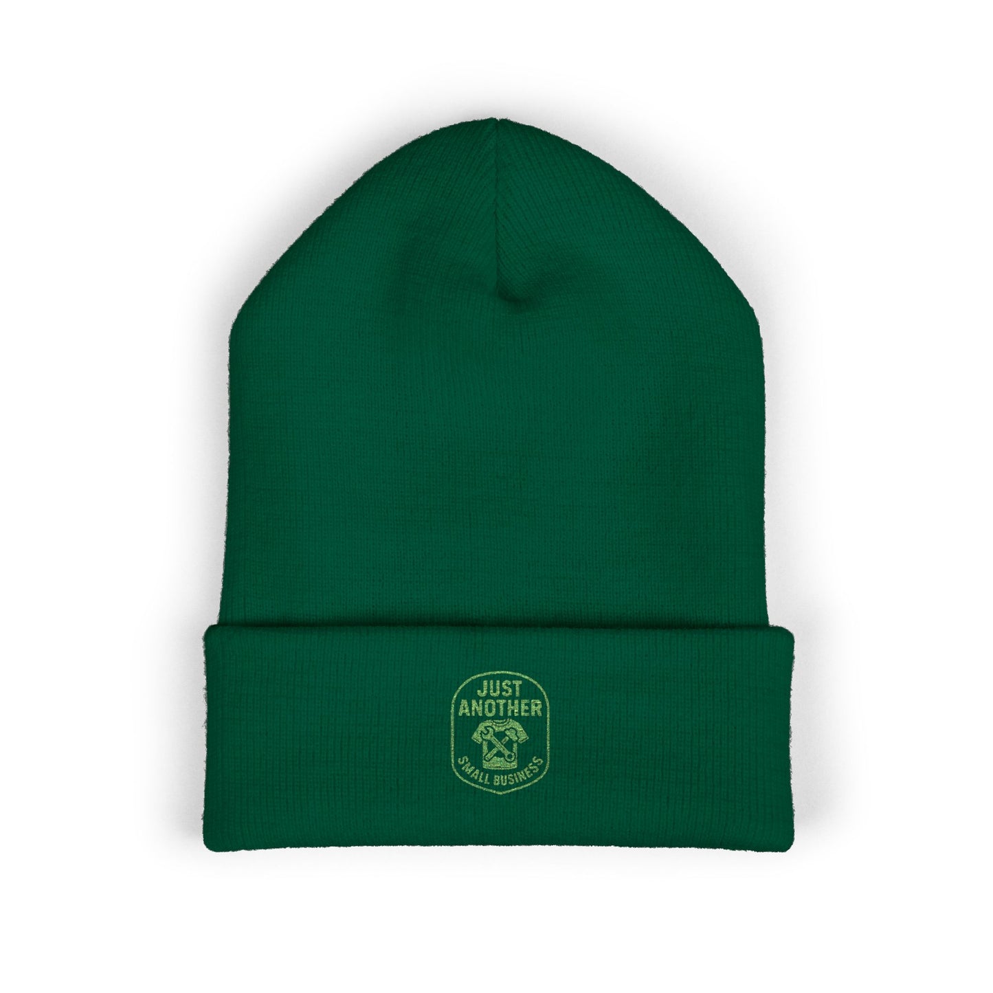 Embroidered Cuffed Beanie — Just Another Small Business