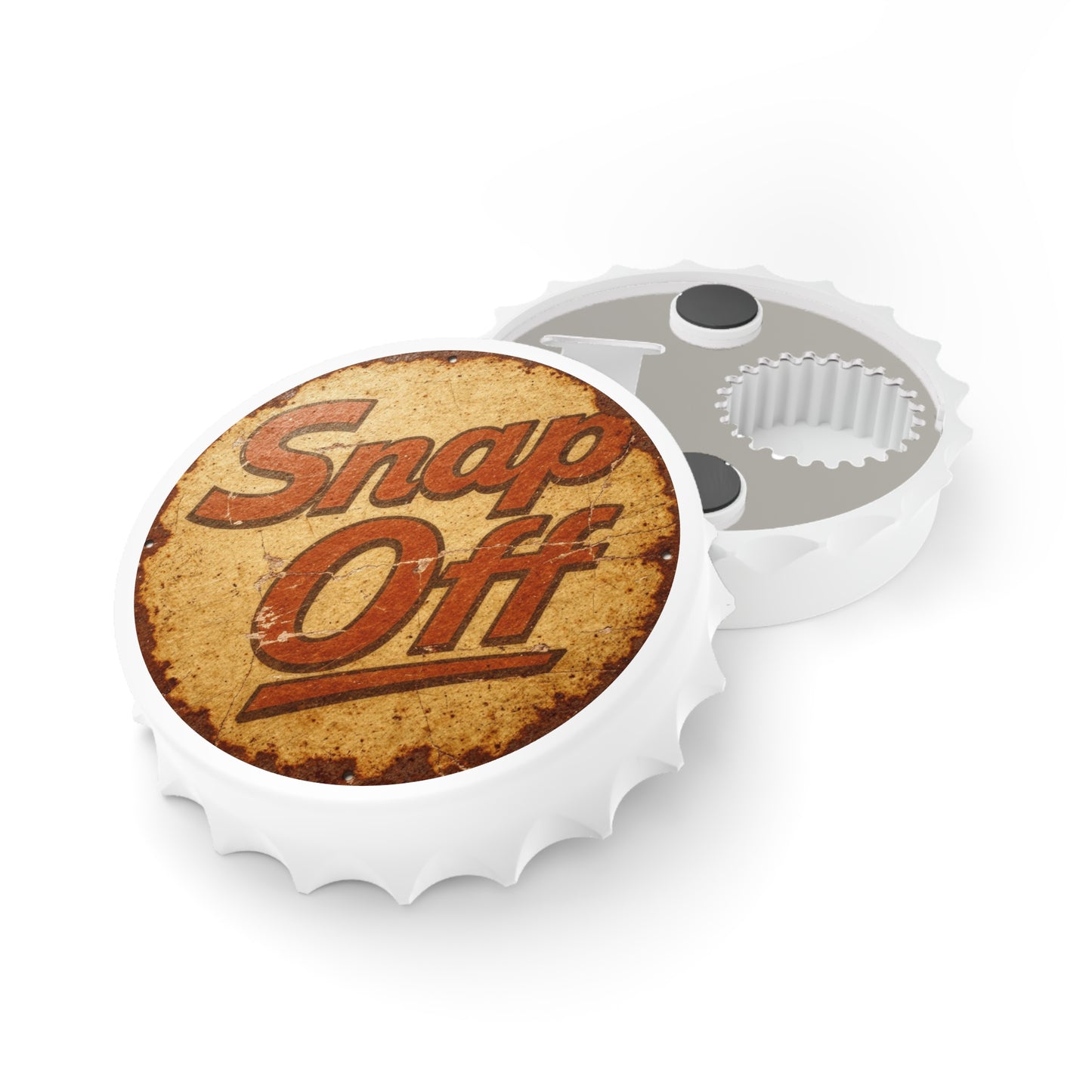 Snap Off Bottle Opener – Vintage Retro Cap-Style Opener