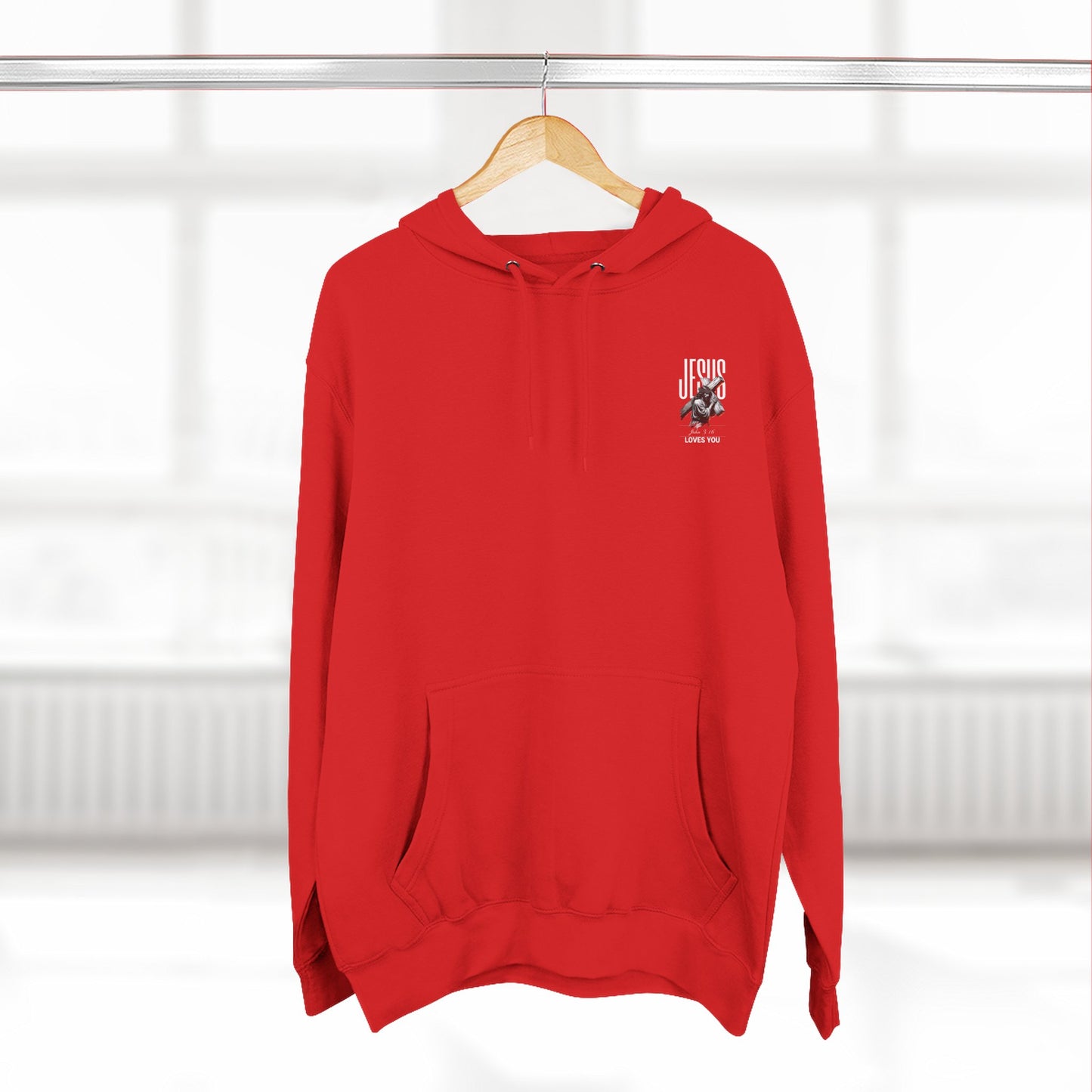 Angel Statue Graphic Hoodie — 'Sanctified, Saved' Vintage Art Streetwear