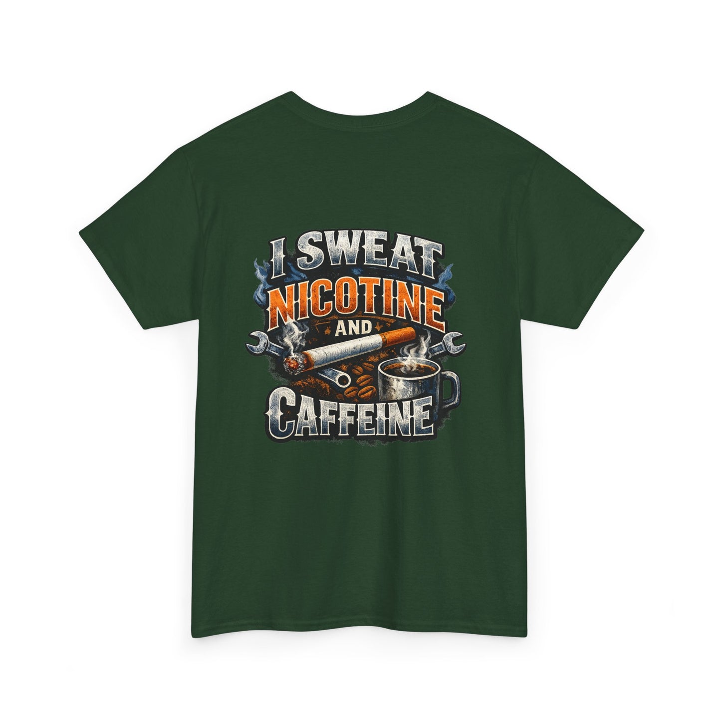 Nicotine and Caffeine Graphic Tee