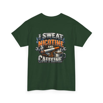 Nicotine and Caffeine Graphic Tee