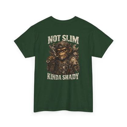 Graphic Tee - "Not Slim Kinda Shady" Vintage Monkey Skull Design