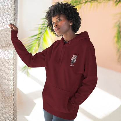 Angel Statue Graphic Hoodie — 'Sanctified, Saved' Vintage Art Streetwear