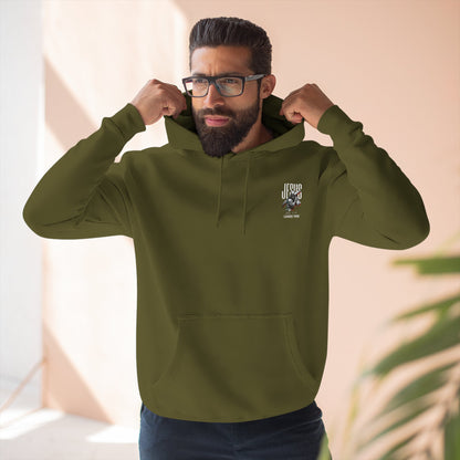 Angel Statue Graphic Hoodie — 'Sanctified, Saved' Vintage Art Streetwear