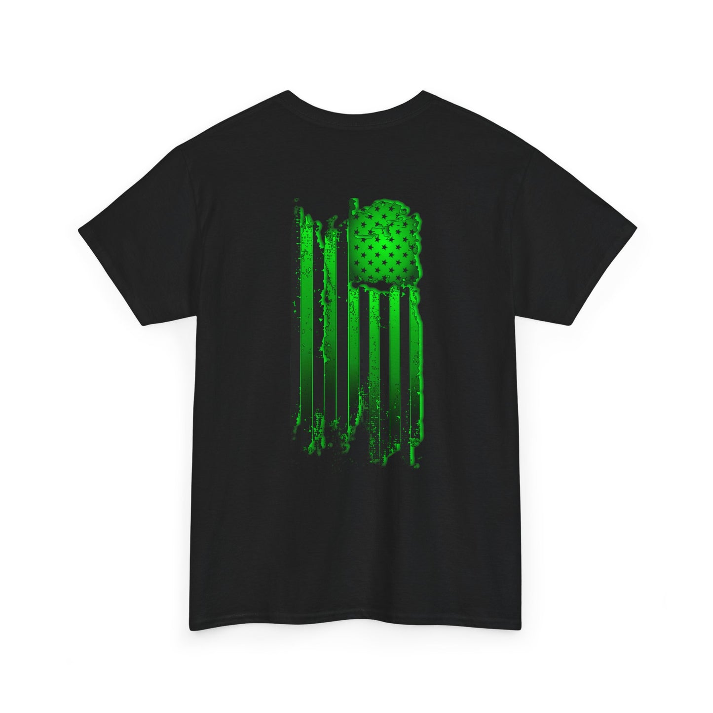 T-Shirt — Green US Flag