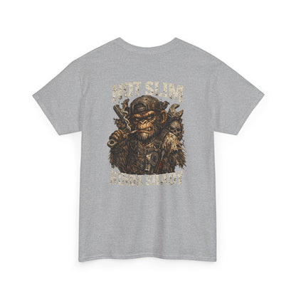 Graphic Tee - "Not Slim Kinda Shady" Vintage Monkey Skull Design