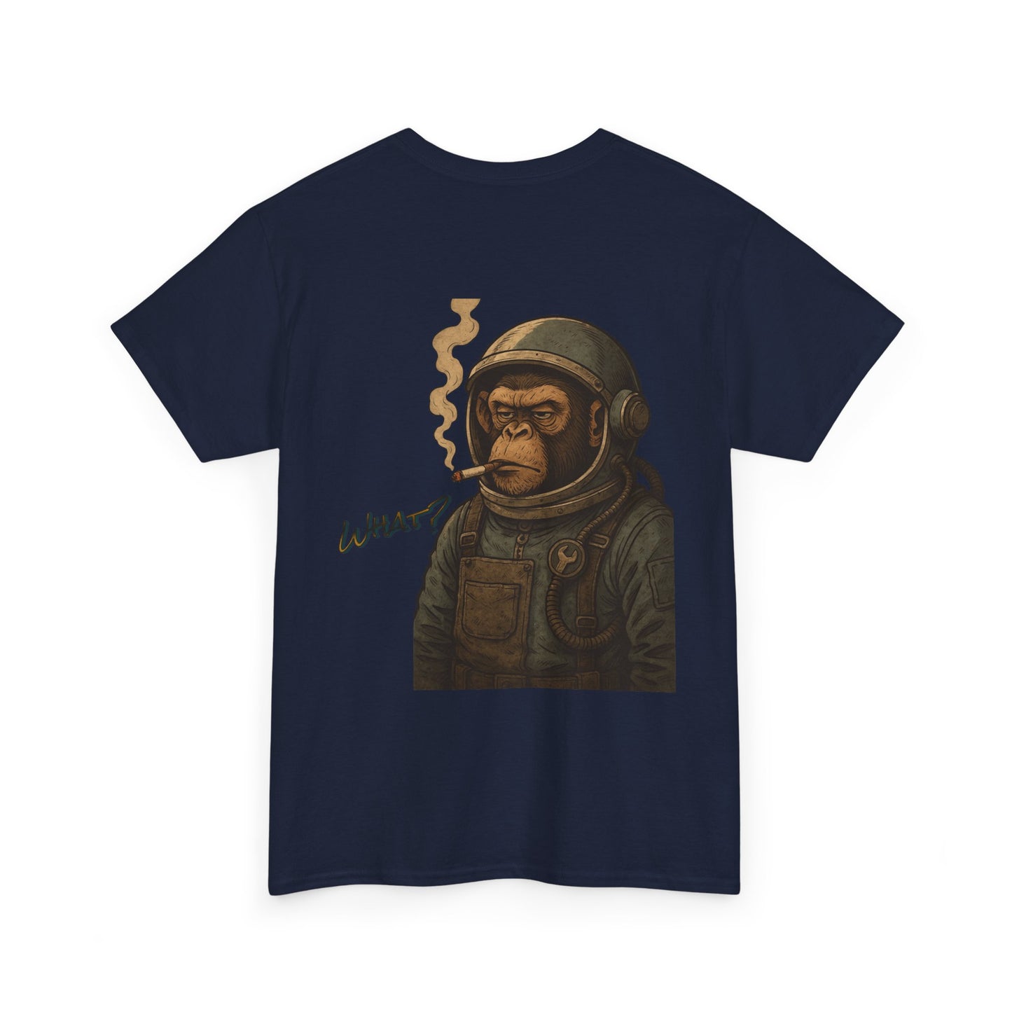 Chimp Astronaut Tee — Smoking Monkey