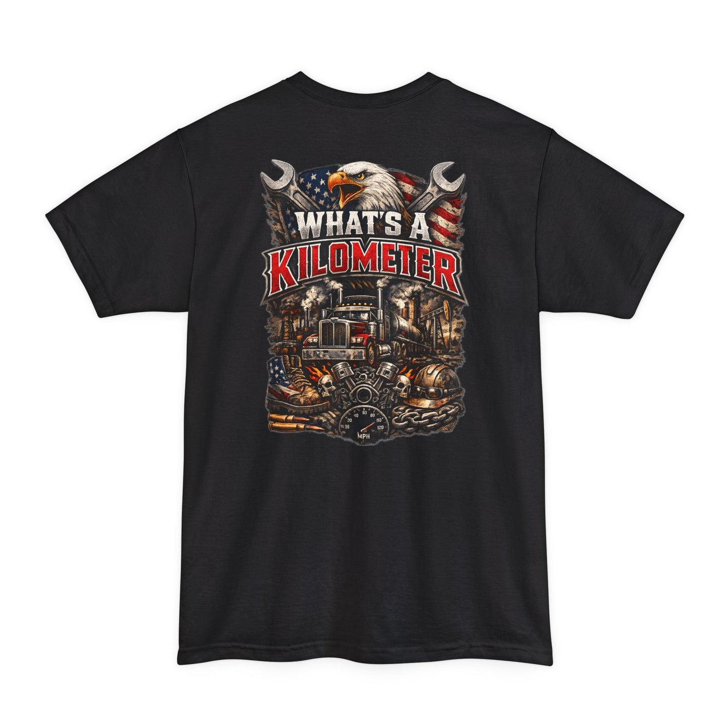 What's a Kilometer Trucker Tall Tee