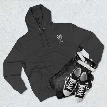 Angel Statue Graphic Hoodie — 'Sanctified, Saved' Vintage Art Streetwear