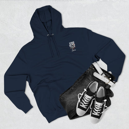 Angel Statue Graphic Hoodie — 'Sanctified, Saved' Vintage Art Streetwear