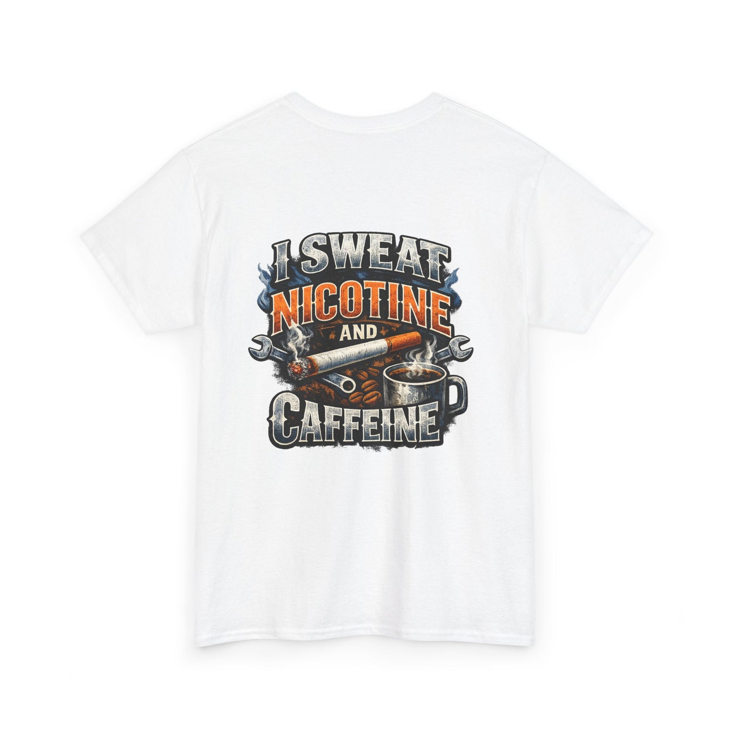 Nicotine and Caffeine Graphic Tee