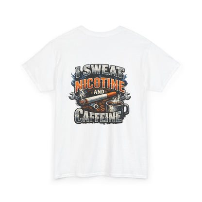 Nicotine and Caffeine Graphic Tee