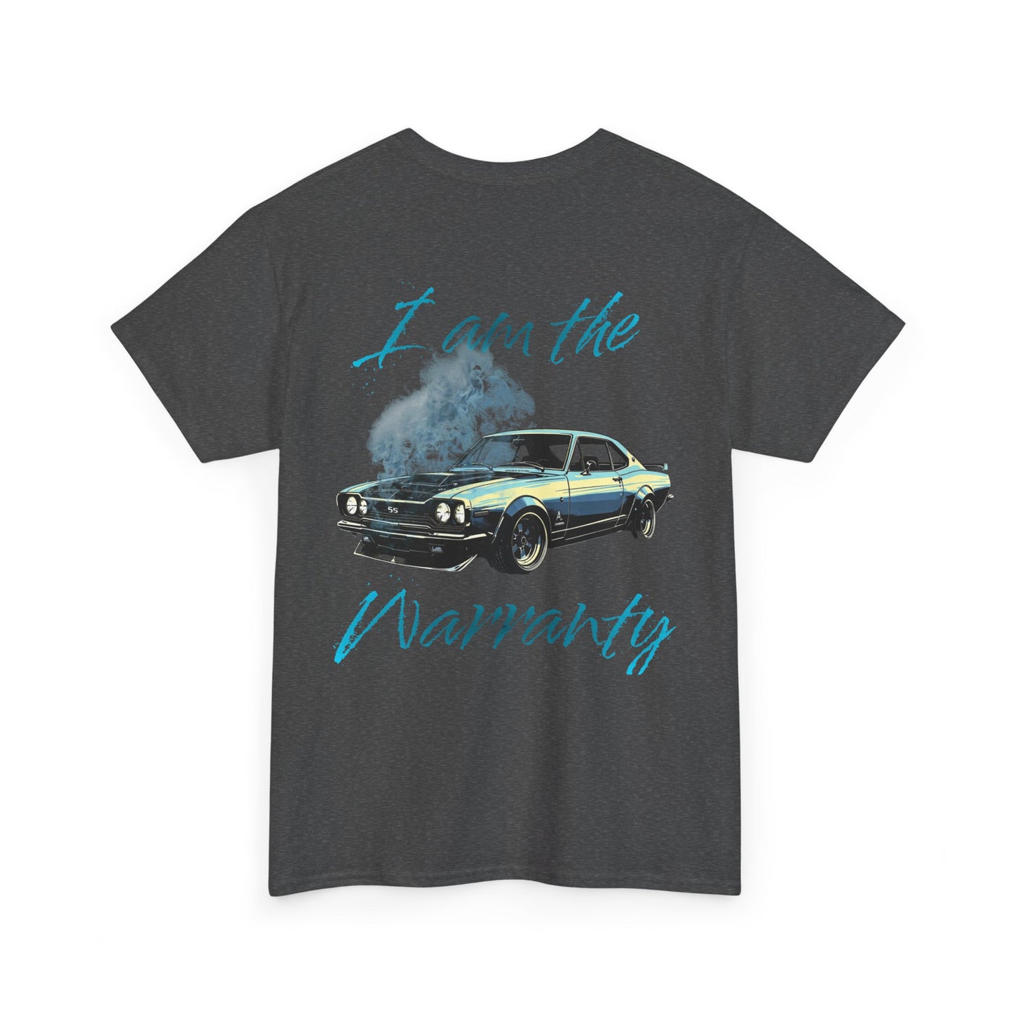 Vintage Muscle Car Tee — “I am the Warranty” Graphic T-Shirt