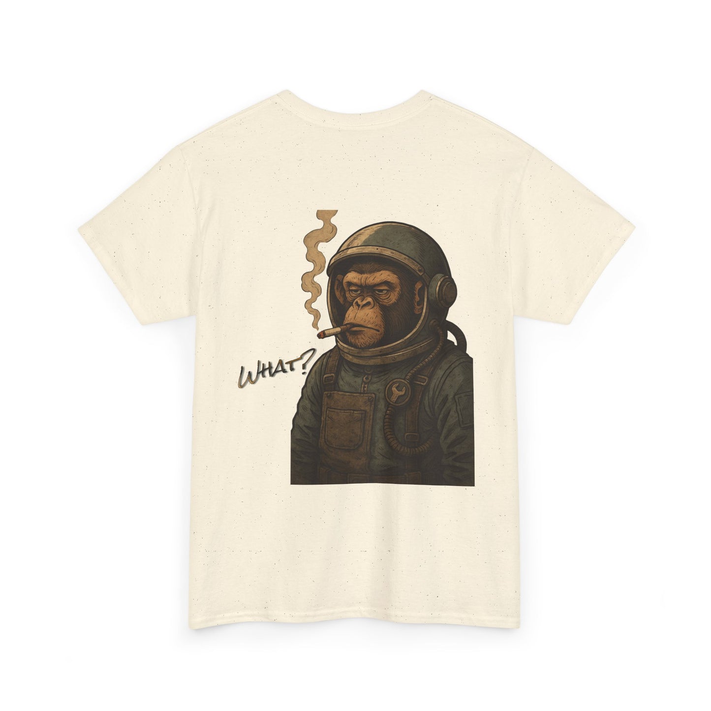 Chimp Astronaut Tee — Smoking Monkey
