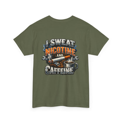 Nicotine and Caffeine Graphic Tee