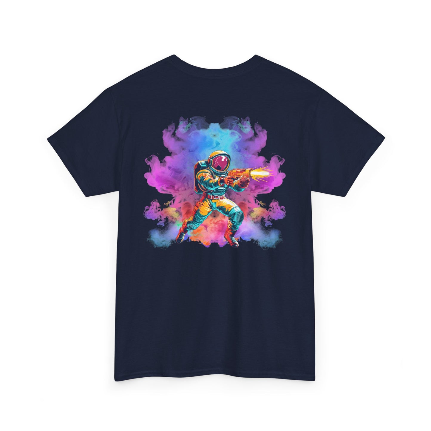 Astronaut Watercolor Tee — Colorful Space Explorer Graphic T‑Shirt