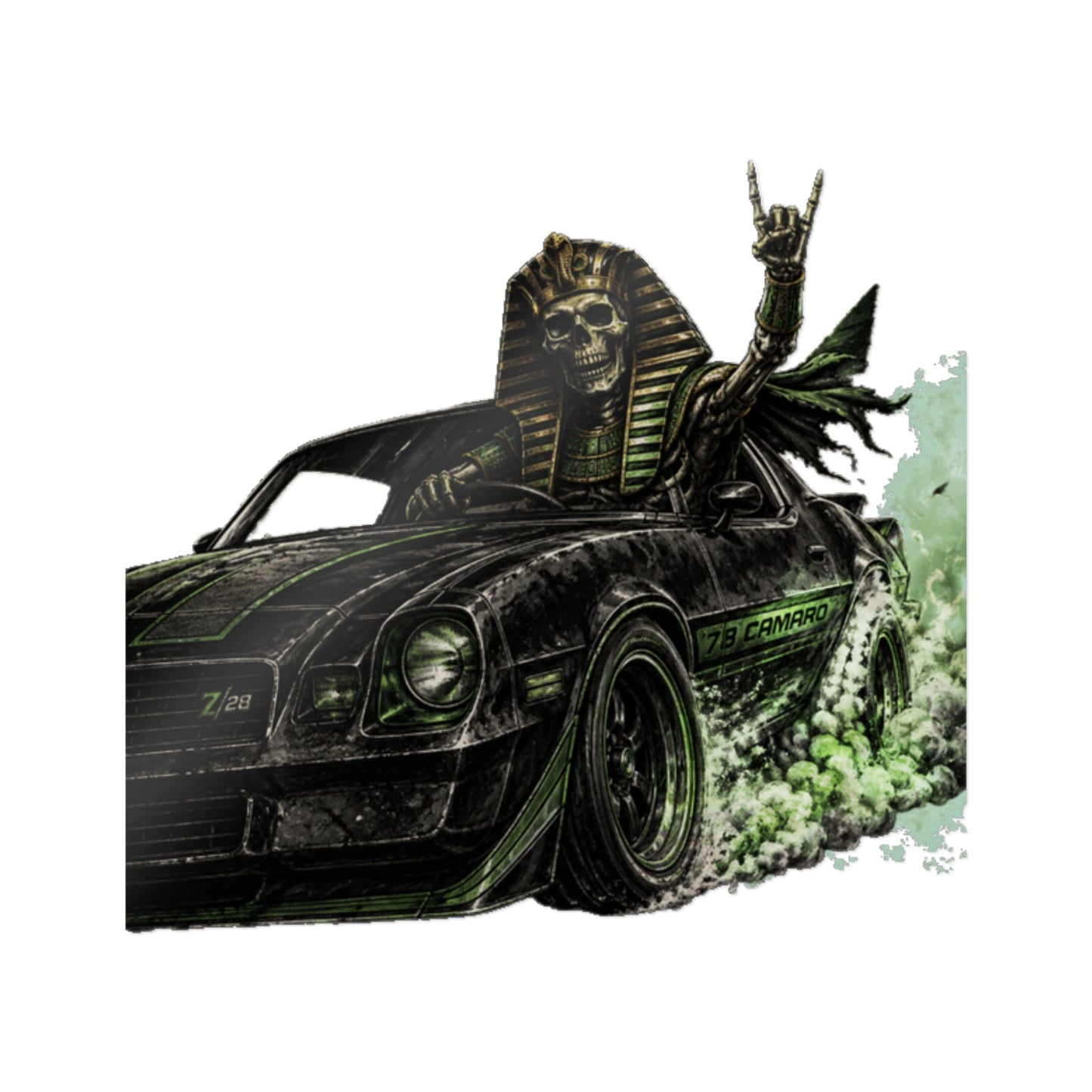 Pharaoh Racer Die-Cut Sticker