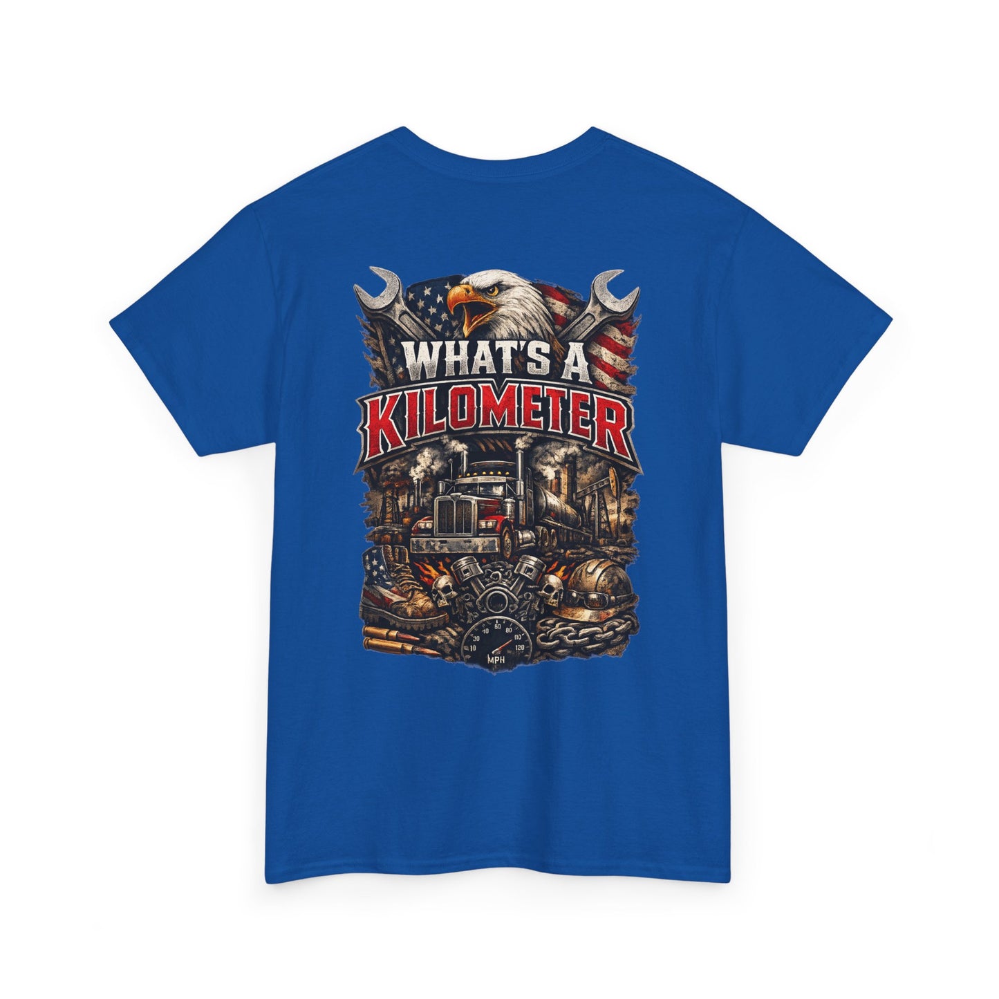 What's a Kilometer? Vintage Semi Truck T-Shirt
