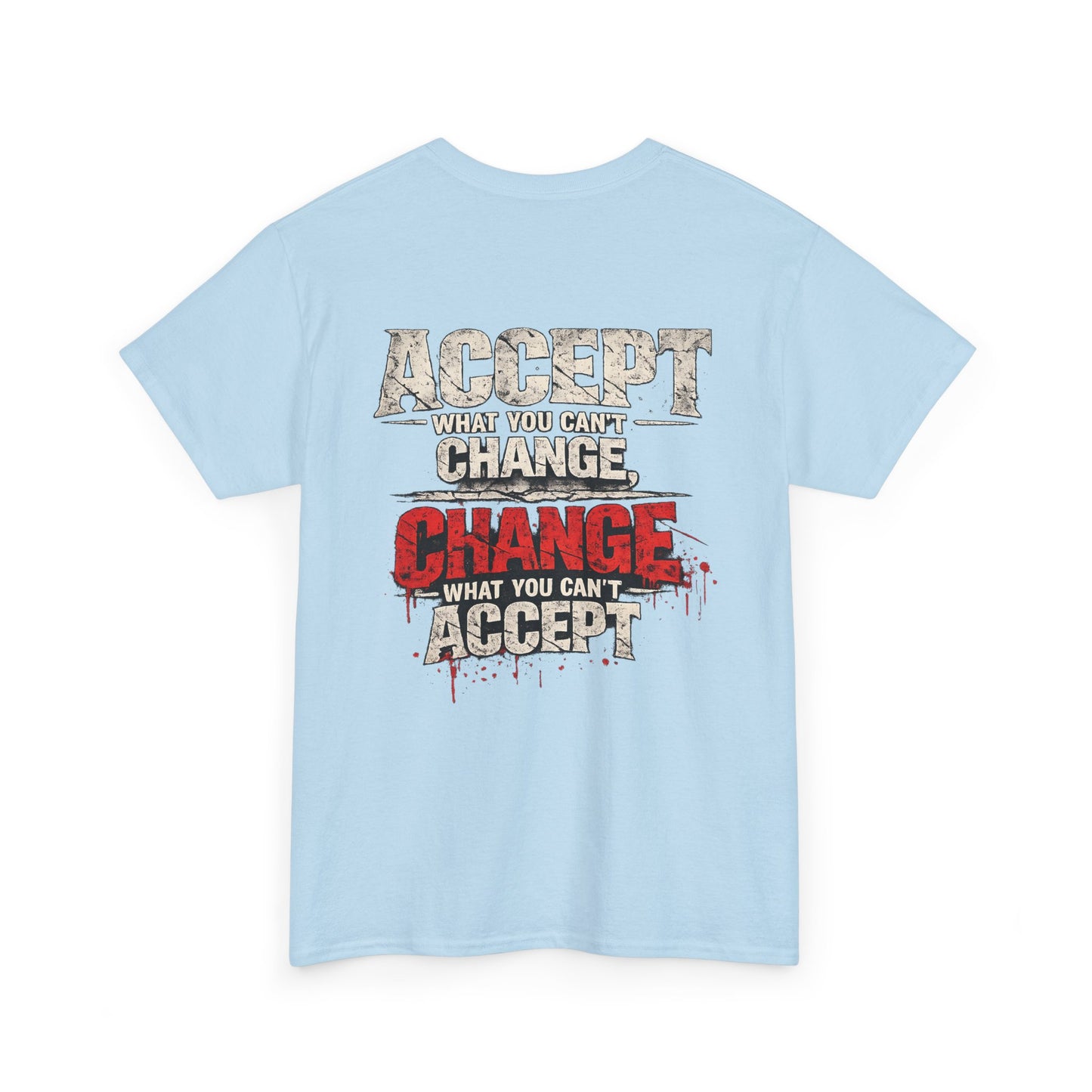T-Shirt — "Accept What You Can’t Change, Change What You Can't Accept"