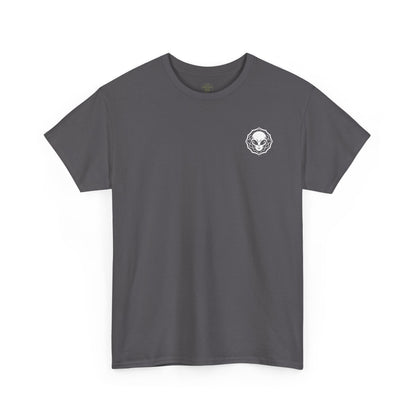 Alien Vibes T-Shirt — Retro UFO Smoking Graphic Tee