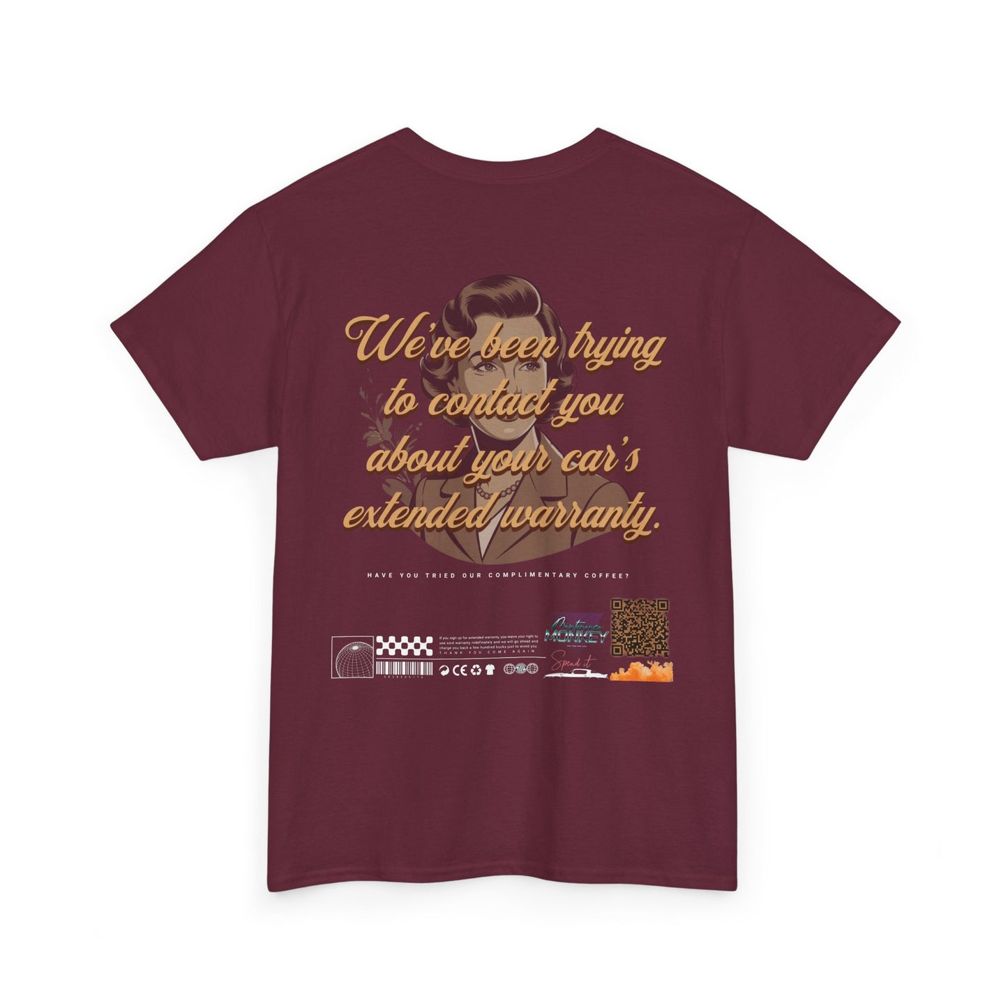 T-Shirt — Extended Warranty  Retro Graphic Tee