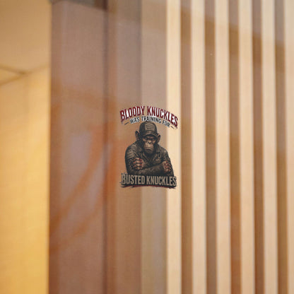 Busted Knuckles Monkey Sticker