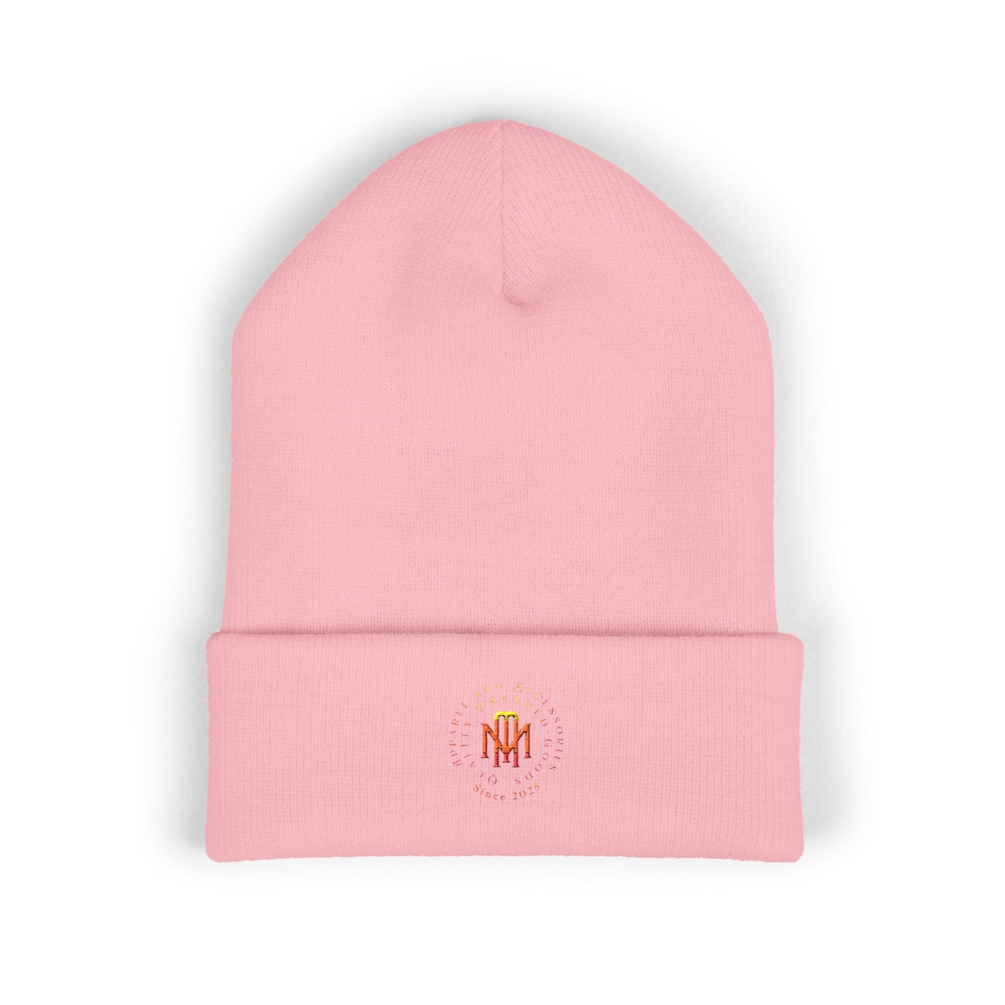 Embroidered Flame MM Beanie — Maintenance Monkey Beanie