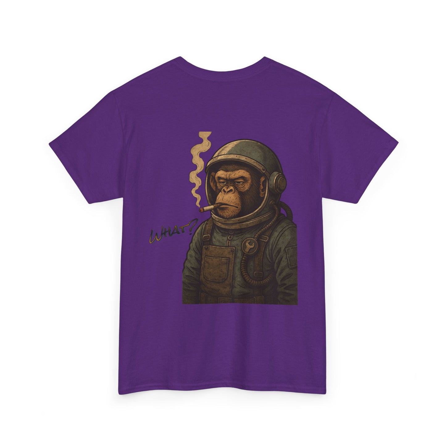 Chimp Astronaut Tee — Smoking Monkey