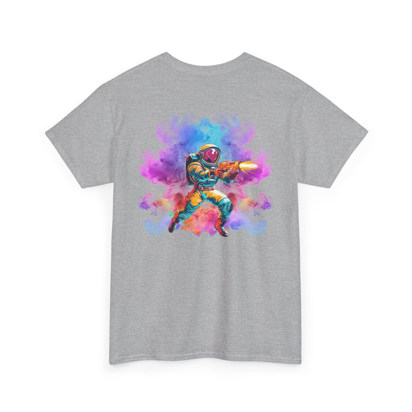 Astronaut Watercolor Tee — Colorful Space Explorer Graphic T‑Shirt