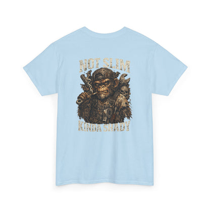 Graphic Tee - "Not Slim Kinda Shady" Vintage Monkey Skull Design