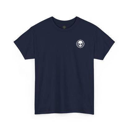 Alien Vibes T-Shirt — Retro UFO Smoking Graphic Tee