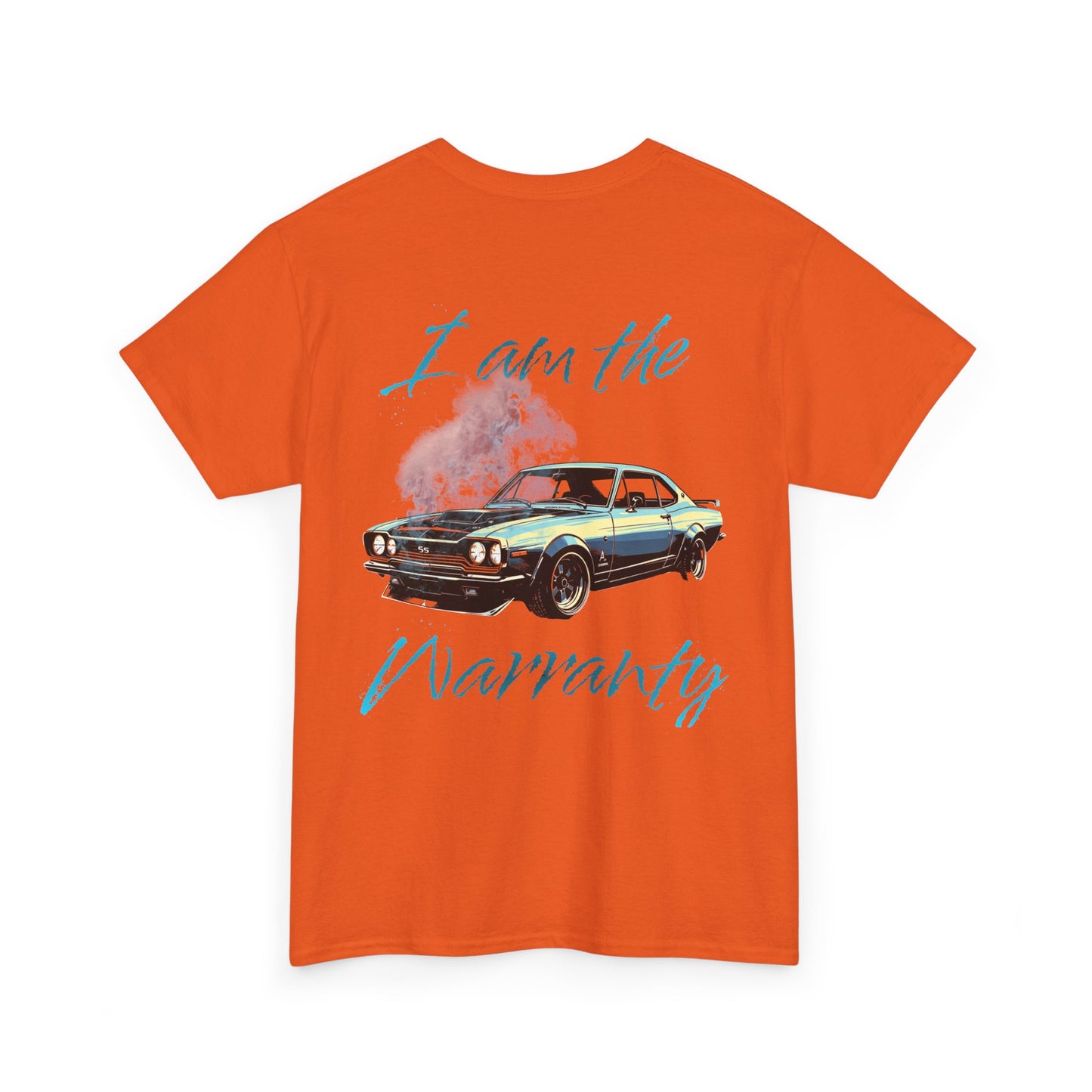 Vintage Muscle Car Tee — “I am the Warranty” Graphic T-Shirt