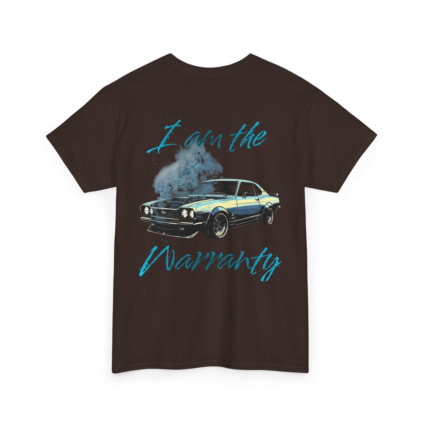 Vintage Muscle Car Tee — “I am the Warranty” Graphic T-Shirt