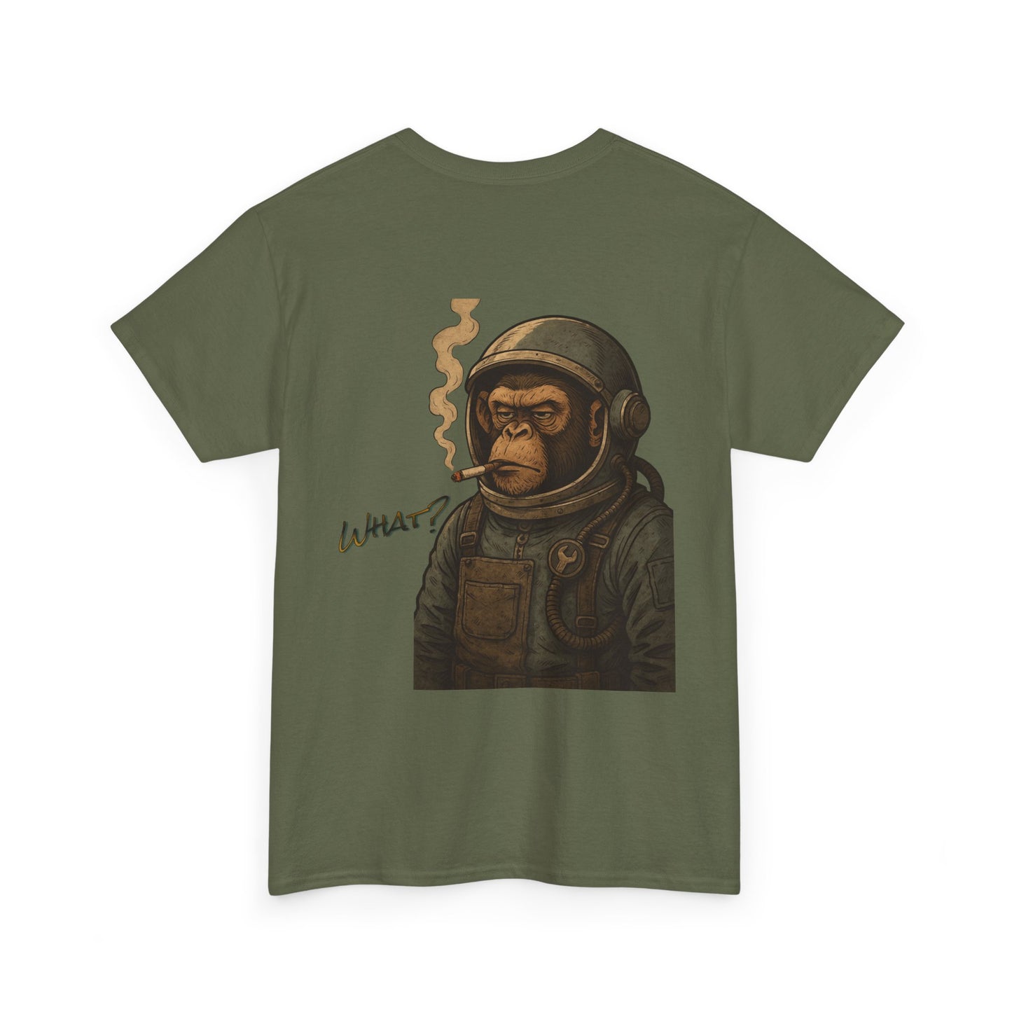 Chimp Astronaut Tee — Smoking Monkey
