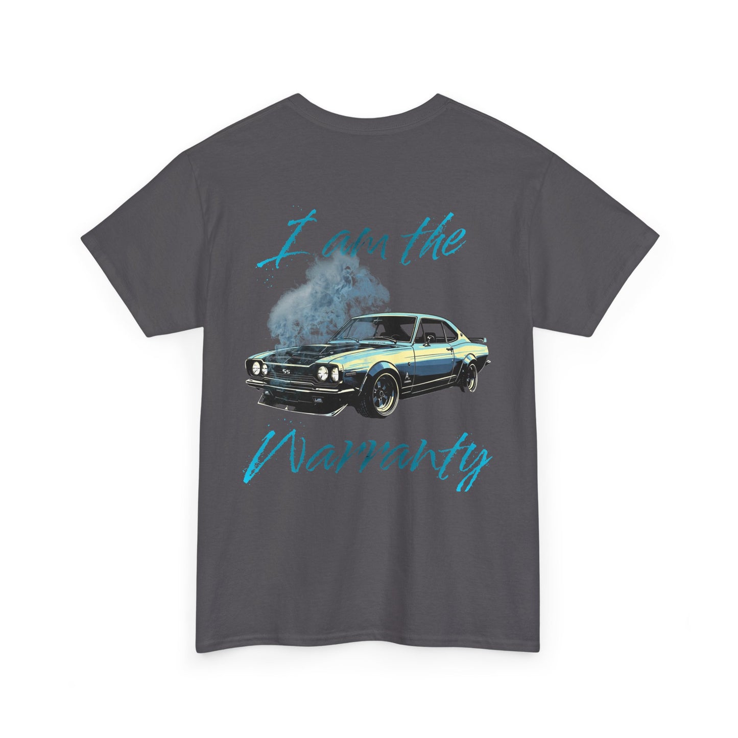 Vintage Muscle Car Tee — “I am the Warranty” Graphic T-Shirt