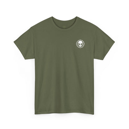 Alien Vibes T-Shirt — Retro UFO Smoking Graphic Tee