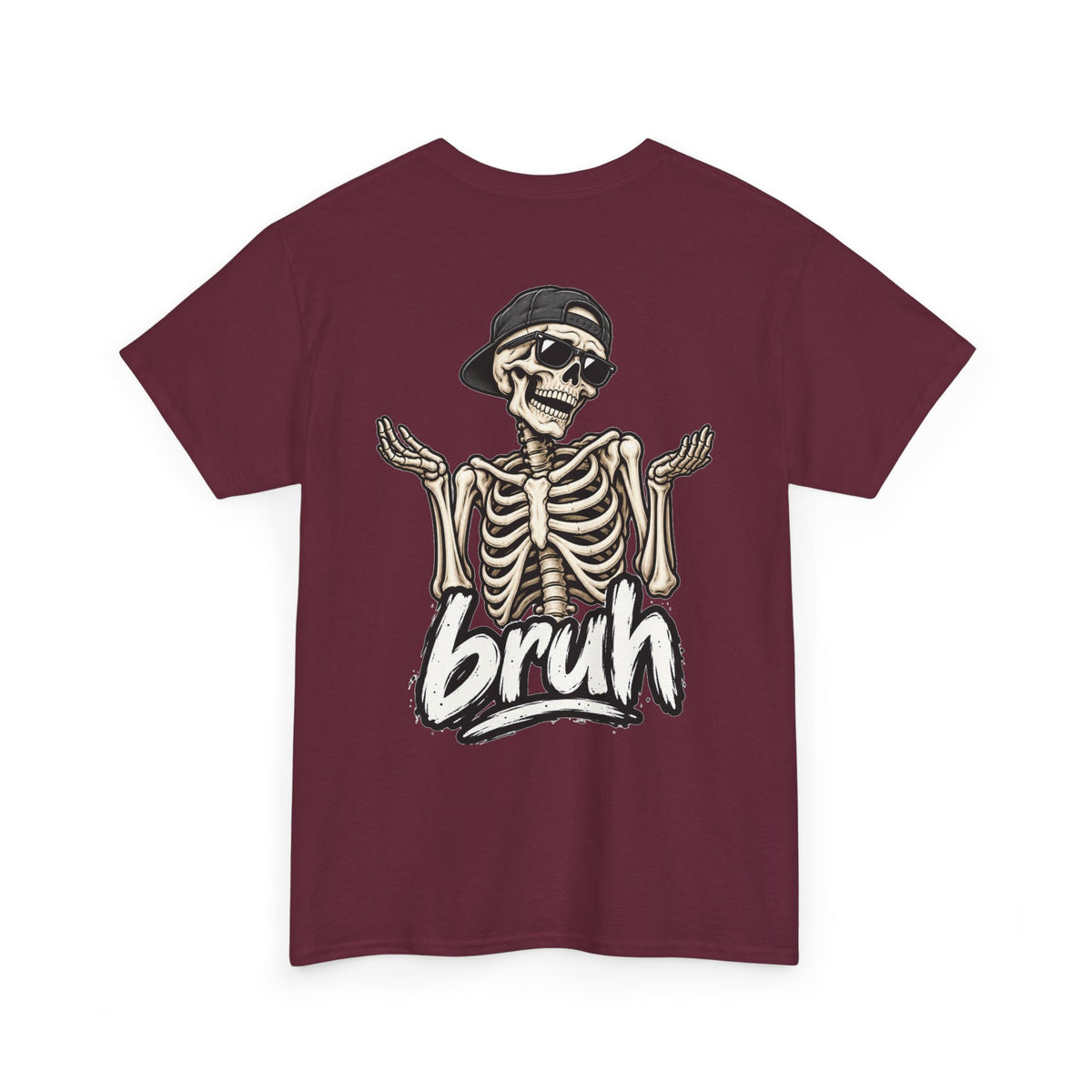 Bruh Skeleton Graphic Tee